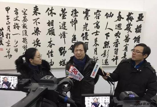 《人民日报》文艺部主任、中国书法家协会理事 梁永琳接受采访