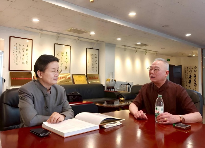 沈尹默文化研究会会长沈长建先生一行到访北大书法所